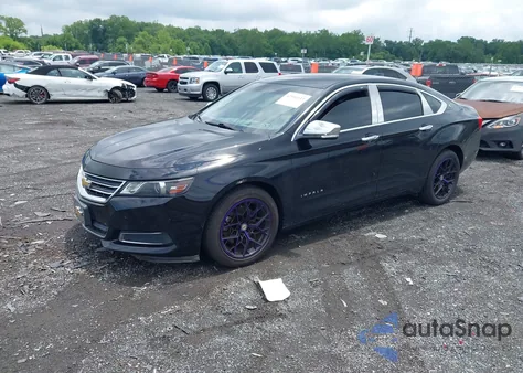 2016 Chevrolet Impala 2Lt из США, поврежденный, VIN 2G1115S34G9119703